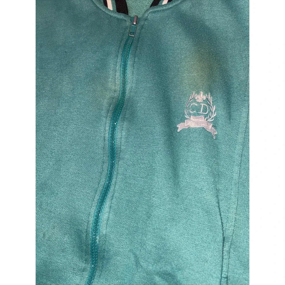 christian dior monsieur full zip‎ teal Men's M